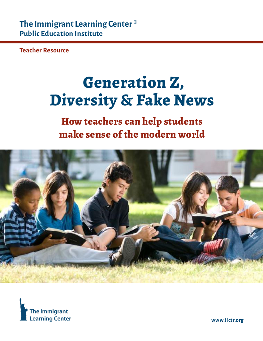 Educator resources for The Immigrant Learning Center.