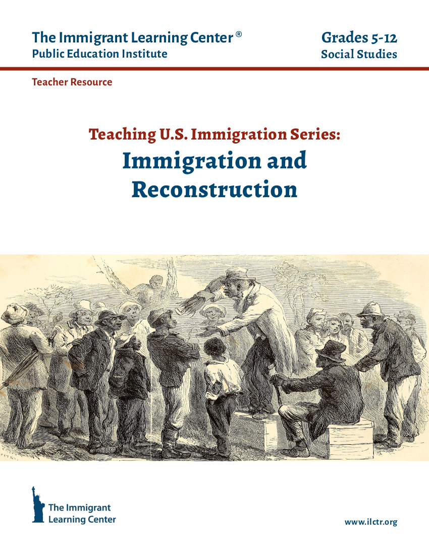 Educator resources for The Immigrant Learning Center.